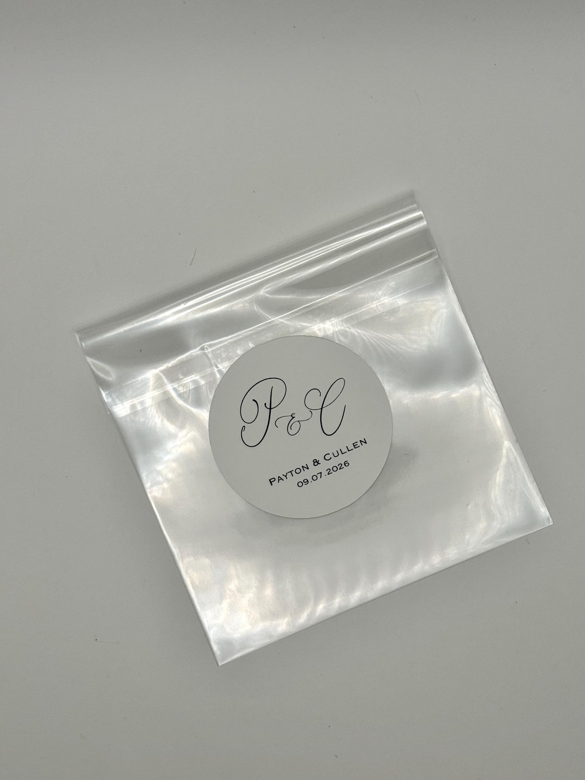 Personalized Wedding Stickers with custom initials