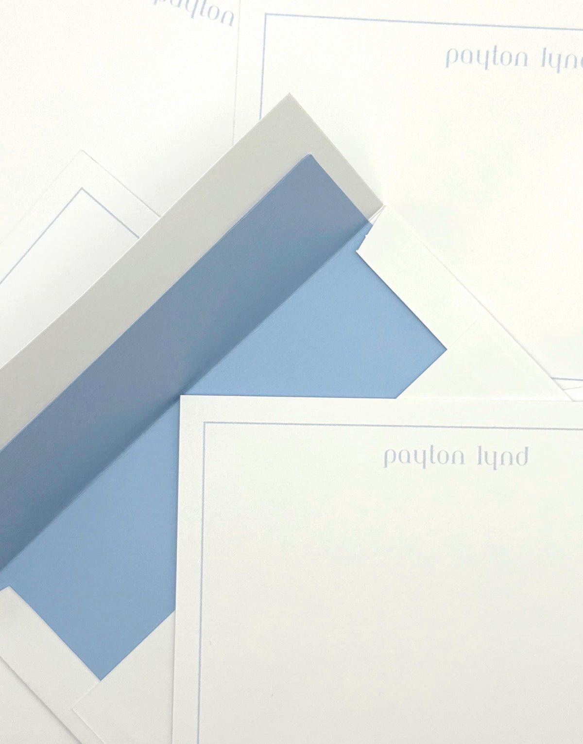 Personalized Monogram Stationery Set with envelopes