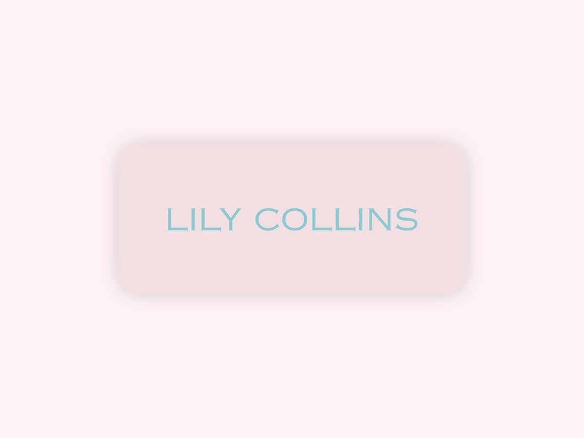 Personalized name label stickers - Light Pink and Blue